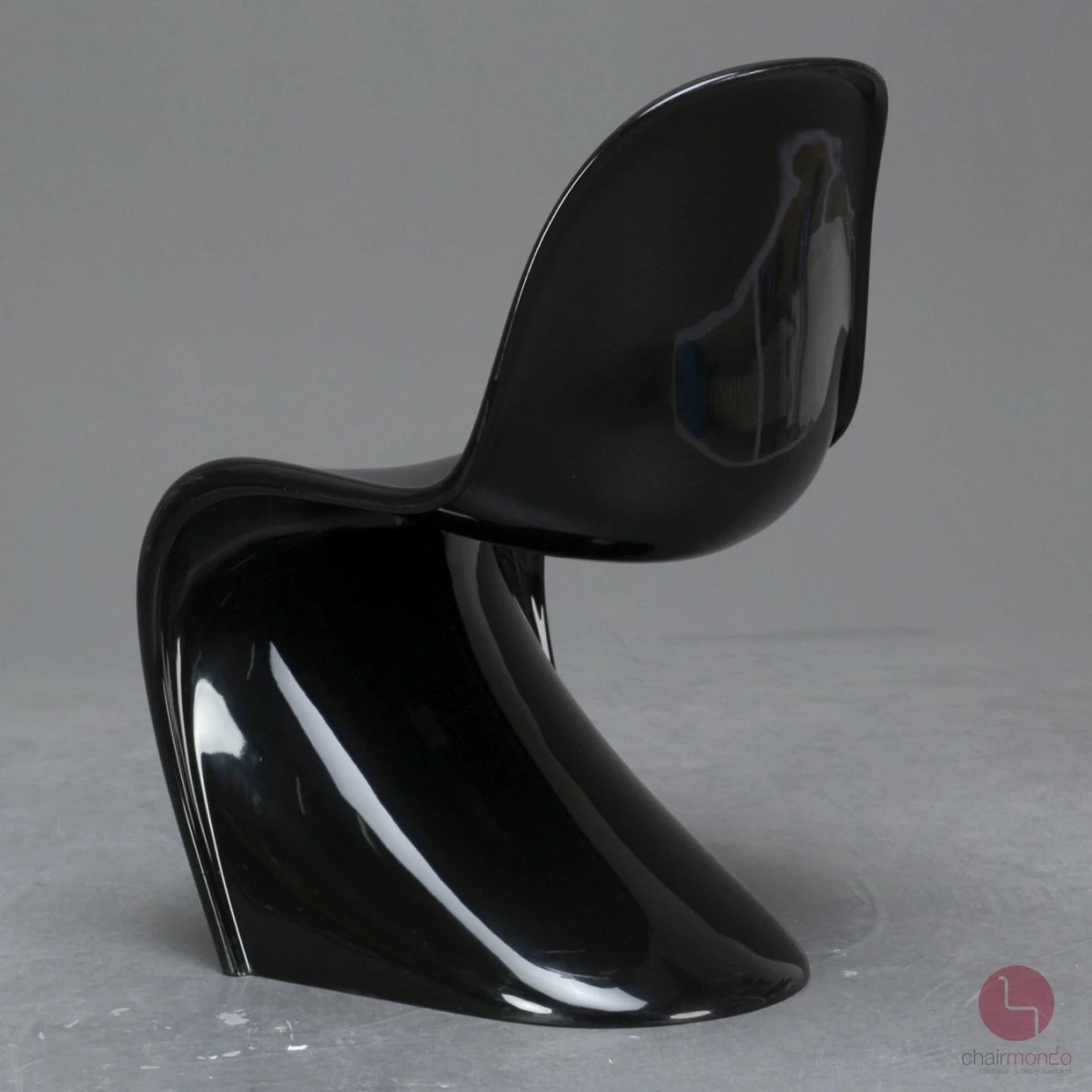Vitra Panton Chair Classic Stuhl Schwarz Hochglanz gebraucht