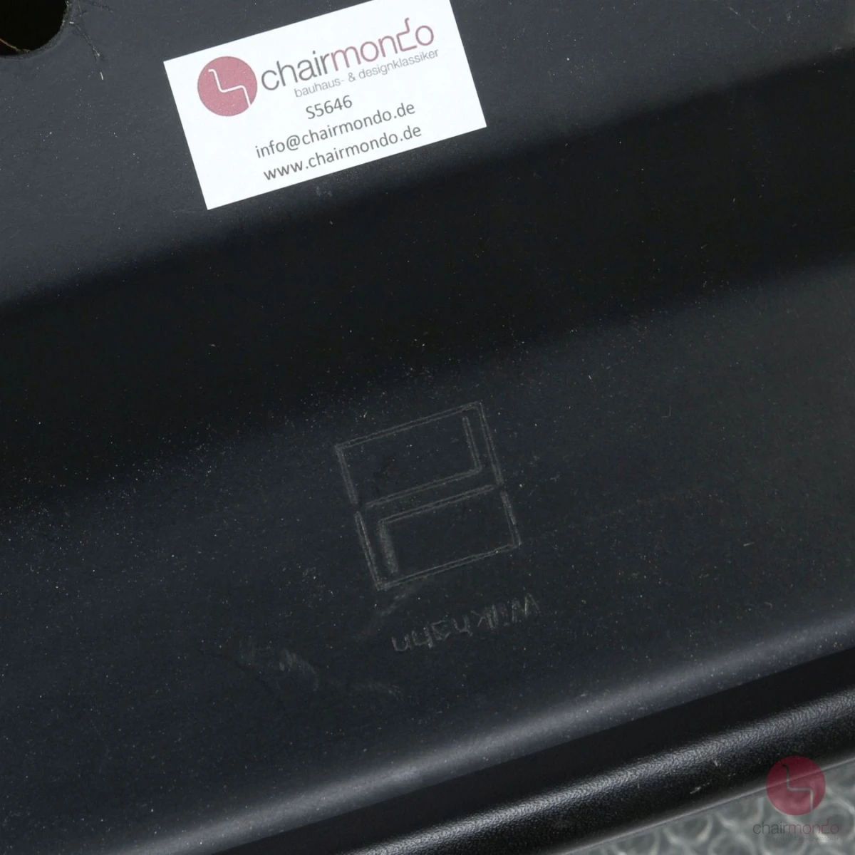 Wilkhahn Delta 2000 Lounge Sessel Leder Schwarz 1970er Vintage - gebraucht